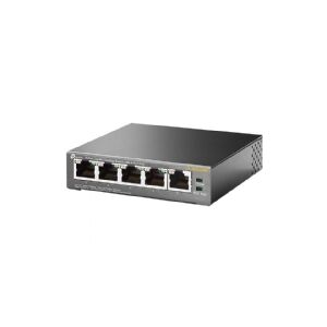 TP-Link TL-SG1005P - Switch - ikke administreret - 4 x 100/1000  PoE 56W + 1 x 10/100/1000
