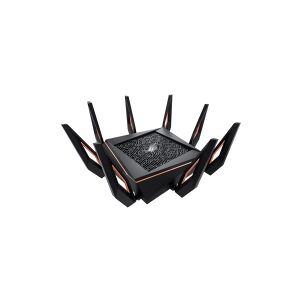 ASUS ROG Rapture GT-AX11000 - - trådløs router - 4-port switch - 1GbE, 2.5GbE - WAN-porte: 2 - Wi-Fi 6 - Tri-Band