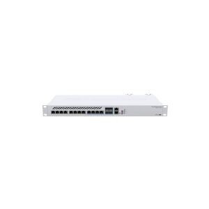 MikroTik Cloud Router Switch CRS312-4C+8XG-RM - Switch - L3 - Administreret - 12 x 10 Gigabit Ethernet + 4 x kombo 10 Gigabit SFP+ - monterbar på stativ - AC 100 - 240 V