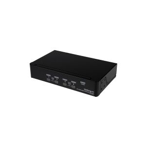 StarTech.com 4 Port DisplayPort KVM Switch w/ Audio - USB, Keyboard, Video, Mouse, Computer Switch Box for 2560x1600 DP Monitor (SV431DPUA) - KVM / a