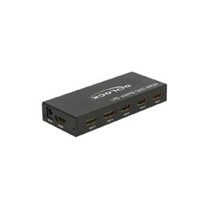 Delock HDMI UHD Switch 5 x HDMI in > 1 x HDMI out 4K - Video-/audioswitch - 5 x HDMI - desktop