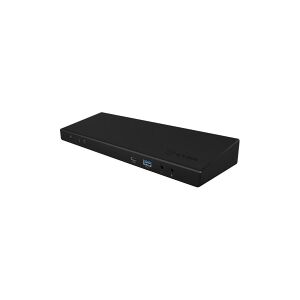 RaidSonic Technology ICY BOX IB-DK2244AC - Dockingstation - USB-C - 3 x HDMI, 2 x DP - 1GbE - 135 Watt