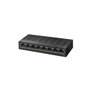 TP-Link LiteWave LS1008G - Switch - ikke administreret - 8 x 10/100/1000 - desktop, væg-monterbar