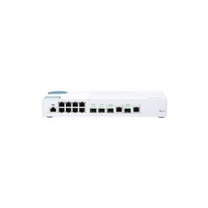 Qnap Systems QNAP QSW-M408-2C - Switch - Administreret - 2 x 10 Gigabit SFP+ + 2 x kombo 10 Gigabit SFP+ + 8 x 10/100/1000 - desktop