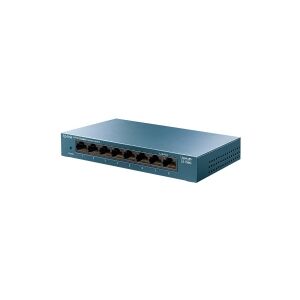 TP-Link LiteWave LS108G - Switch - ikke administreret - 8 x 10/100/1000 - desktop - AC 220 V