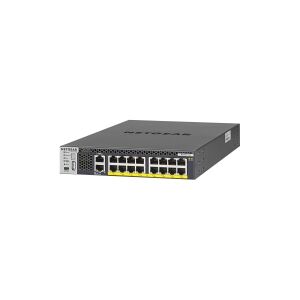 NETGEAR M4300-16X - Switch - L3 - Administreret - 16 x 100/1000/2.5G/5G/10GBase-T (PoE+) - monterbar på stativ - PoE+ (199 W)