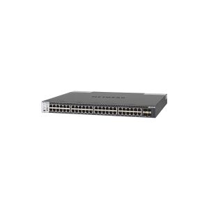 NETGEAR M4300-48X - Switch - L3 - Administreret - 48 x 10 Gigabit Ethernet + 4 x delt 10 Gigabit SFP+ - front til ryg-luftstrøm - monterbar på stativ