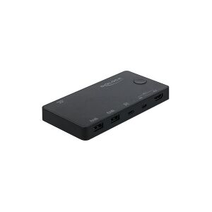 Delock HDMI / USB-C KVM Switch 4K 60 Hz with USB 2.0 - KVM / USB switch - 1 lokalbruger - desktop