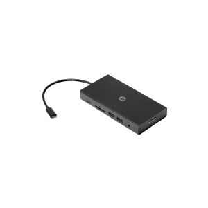 HP Travel Hub - Portreplikator - USB-C - VGA, HDMI - Europa