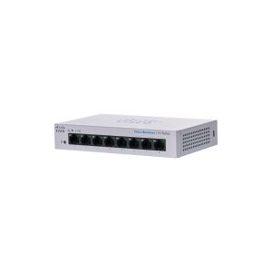 Cisco Business 110 Series 110-8T-D - Switch - ikke administreret - 8 x 10/100/1000 - desktop, væg-monterbar - DC strøm