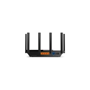 TP-LINK AX72 (AX5400) - Trådløs router - 4-port switch - GigE - 802.11a/b/g/n/ac/ax (WiFi6) - Dual Band - MU-MIMO