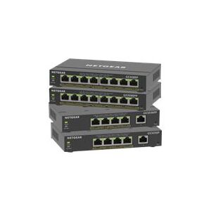 NETGEAR Plus GS308EP - Switch - smart - 8 x 10/100/1000 (PoE+) - desktop, væg-monterbar - PoE+ (62 W)