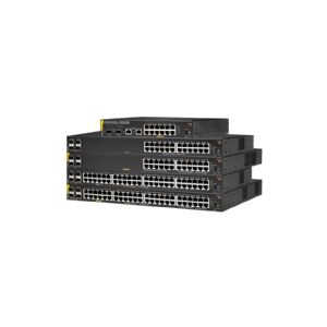 HPE Aruba 6000 24G Class4 PoE 4SFP 370W Switch - Switch - Administreret - 24 x 10/100/1000 (PoE+) + 4 x Gigabit SFP - side til side-luftstrøm - monterbar på stativ - PoE (370 W)