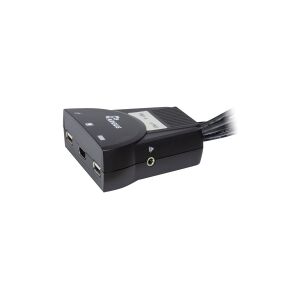 Inter-Tech Elektronik Handels Argus KVM-LS-21HA HDMI - KVM / audio-switch - 2 x KVM / audio - desktop