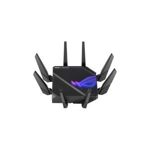 ASUS ROG Rapture GT-AXE16000 - Trådløs router - 6-ports switch - 10 GigE, 2.5 GigE - WAN-porte: 3 - Wi-Fi 6E - Multi-Band