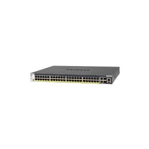 NETGEAR M4300-52G-PoE+ - Switch - L3 - Administreret - 2 x 10/100/1000/10000 + 2 x 10 Gigabit SFP+ + 48 x 10/100/1000 (PoE+) - front til ryg-luftstrø