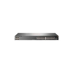 HPE Aruba 2930F 24G 4SFP+ - Switch - L3 - Administreret - 24 x 10/100/1000 + 4 x 1 Gigabit / 10 Gigabit SFP+ (uplink) - monterbar på stativ
