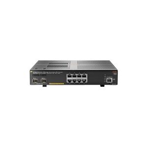 HPE Aruba 2930F 8G PoE+ 2SFP+ - Switch - L3 - Administreret - 8 x 10/100/1000 (PoE+) + 2 x 1 Gigabit / 10 Gigabit SFP+ (uplink) - monterbar på stativ - PoE+ (125 W)