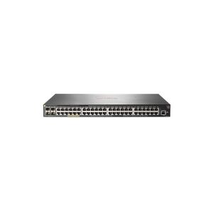 HPE Aruba 2930F 48G PoE+ 4SFP - Switch - L3 - Administreret - 48 x 10/100/1000 (PoE+) + 4 x Gigabit SFP (uplink) - monterbar på stativ - PoE+ (370 W)