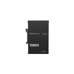 Teltonika TSW010 - Switch - 5 x 10/100 - DIN monterbar på skinne - Passive PoE