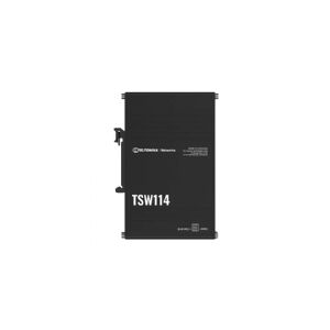 Teltonika TSW114 - Switch - ikke administreret - 5 x 10/100/1000 - DIN monterbar på skinne, væg-monterbar - Passive PoE