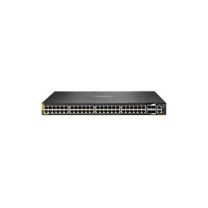 HPE Aruba 6200M 48G Class4 PoE 4SFP+ Switch - Switch - Max. Stacking Distance 10 km - L3 - Administreret - 48 x 10/100/1000 (PoE+) + 4 x 1 Gigabit/10 Gigabit SFP+ (uplink/stacking) - front og side til ryg - monterbar på stativ - PoE+ (1440 W) - BTO