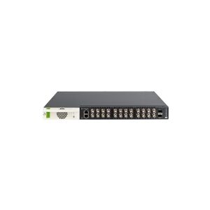 NVT Phybridge CLEER24-10G - Switch - L3 - Administreret - 24 x Coax + 2 x 10 Gigabit SFP+ (uplink) - desktop, monterbar på stativ - PoE++