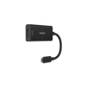 Belkin Components Belkin Connect - Videoadapter - 24 pin USB-C han til HDMI hun - sort - 8K60 Hz support, 4K144 Hz support