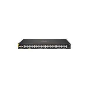 HPE Aruba Networking CX 6100 48G Class4 PoE 4SFP+ 740W Switch - Switch - L3 - Administreret - 48 x 10/100/1000 (PoE+) + 4 x 1 Gigabit / 10 Gigabit SFP+ (uplink) - side til side-luftstrøm - monterbar på stativ, væg-monterbar - PoE+ (740 W) - CTO