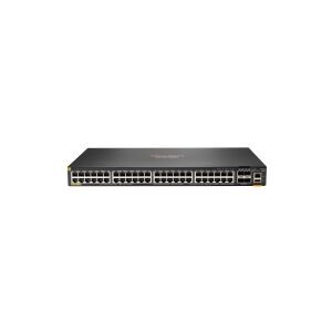 HPE Aruba Networking CX 6200F 48G Class4 PoE 4SFP+ 740W Switch - Switch - Max. Stacking Distance 10 km - L3 - Administreret - 48 x 10/100/1000 (PoE+) + 4 x 1 Gigabit / 10 Gigabit SFP+ (uplink) - front og side til ryg - monterbar på stativ - PoE+ (740 W) -