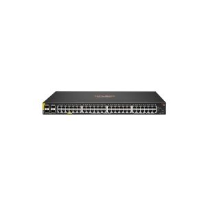 HPE Aruba Networking CX 6000 48G Class4 PoE 4SFP 740W Switch - Switch - L3 - Administreret - 48 x 10/100/1000 (PoE+) + 4 x Gigabit SFP (uplink) - monterbar på stativ - PoE+ (740 W) - for CX 6000 48G Class4 PoE 4SFP 740W Switch