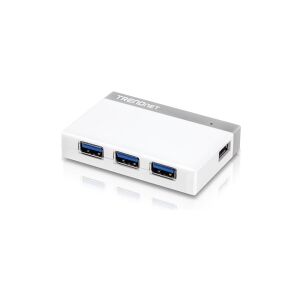 TRENDnet TU3 H4 - Hub - 4 x SuperSpeed USB 3.0 - desktop