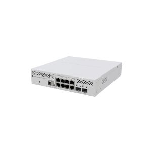 MikroTik CRS310-8G+2S+IN - Switch - L3 - 8 x 2.5GBase-T + 2 x 10 Gigabit SFP+ - desktop, monterbar på stativ