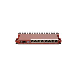 MikroTik L009 Series L009UIGS-RM - - router - 9-port switch - 1GbE, 2.5GbE - 2,4 GHz - DIN monterbar på skinne