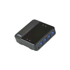 ATEN Technology ATEN US3344 - USB sharing switch til periferiudstyr - 4 x USB 3.1 - desktop