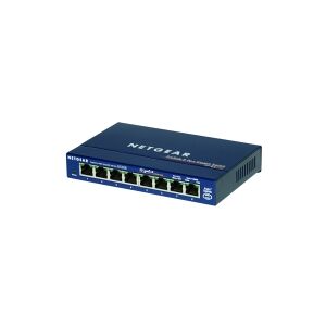 NETGEAR GS108 - Switch - 8 x 10/100/1000 - desktop