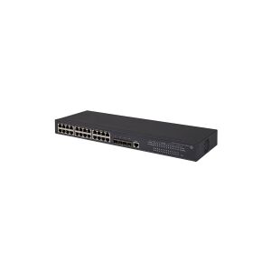 HPE 5130-24G-4SFP+ EI - Switch - L3 - Administreret - 24 x 10/100/1000 + 4 x 10 Gigabit Ethernet / 1 Gigabit Ethernet SFP+ - monterbar på stativ