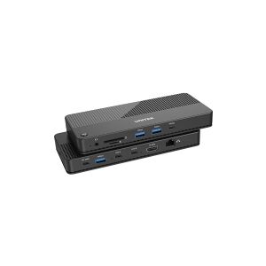 Unitek - KVM switch - 2 x SuperSpeed USB 3.0 + 1 x HDMI + 1 x 10/100/1000 + 2 x USB 3.2 Gen 2 - 2 lokalbruger - desktop