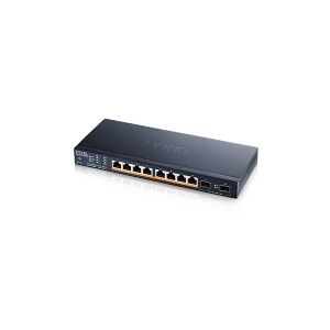 ZyXEL Communications Zyxel XMG1915 Series XMG1915-10EP - Switch - administreret, NebulaFLEX cloud - L3 Lite - smart - 8 x 100/1000/2.5G (PoE++) + 2 x Gigabit SFP / 10 Gigabit SFP+ - monterbar på stativ - PoE++ (130 W)
