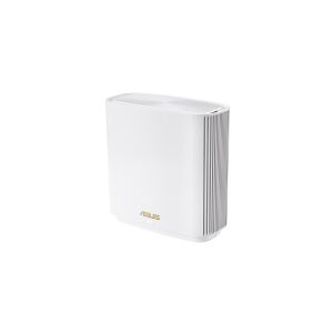 ASUS ZenWiFi AX XT8 (W-2-PK), Wi-Fi 6 (802.11ax), Tri-band (2,4 GHz / 5 GHz / 5 GHz), Ethernet LAN, Hvid, Bordplade router