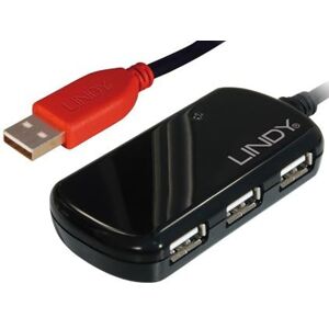 Lindy Usb 2.0 Booster Forlænger Hub - 12 M