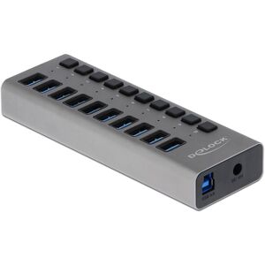 Delock Usb 3.0 Hub - 10 Vejs + Switch