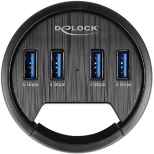 Delock Usb 3.2 Gen1 In-Desk Hub - 4 Vejs