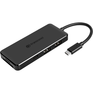 Transcend Trandscend Usb-C 3.1 Gen2 Hub - 6 Vejs - Sort