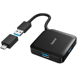 Hama Usb / Usb-C Hub - 4 Vejs