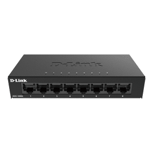 D-Link - 8 Ports Netværks Switch - 10/100/1000 Mbps