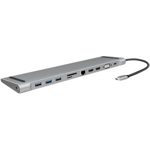 Logilink Usb-C Dockingstation - Hdmi/vga/rj45/usc-C 100w - 11i1