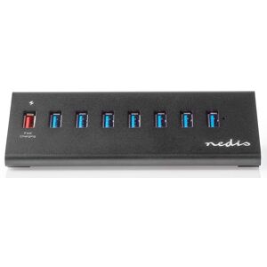 Nedis Usb 3.0 Hub - Aluminium - Aktiv - 8 Porte