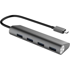 Usb-C Hub Til 4 X 3.0 Usb - 4 Vejs