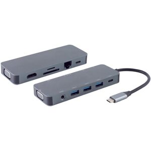 Usb-C Hdmi Multi Hub - 11i1 - Grå